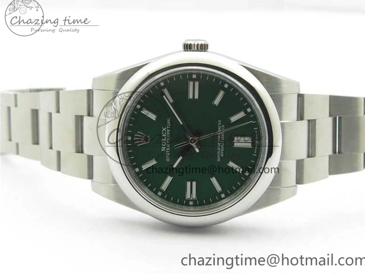 Best 124300 Bracelet Maker BP Green on SS Edition Oyster Dial 41mm Perpetual 0522